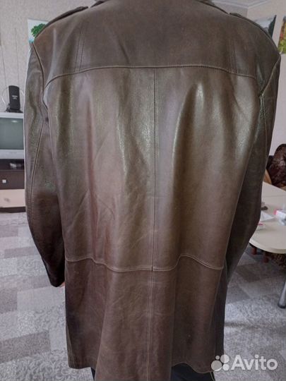 Кожаный плащ