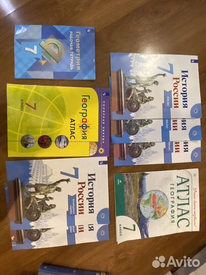 Учебники и тетради 6-7 класс