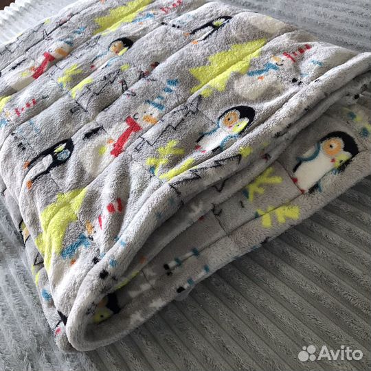 Одеяло-плед Совы утяжеленный