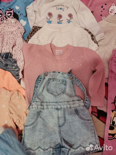 Вещи пакетом на девочку 104