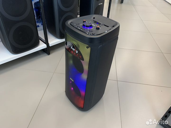 Колонка с подсветкой и караоке 56Вт