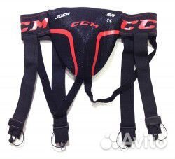 Бандаж (раковина) с поясом для гамаш CCM Jock JR