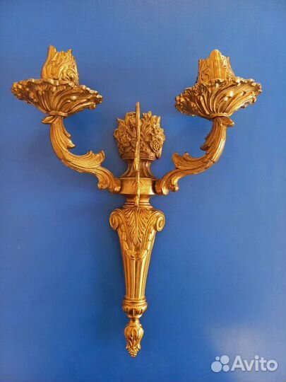 Канделябр, бра, подсвечник бронза