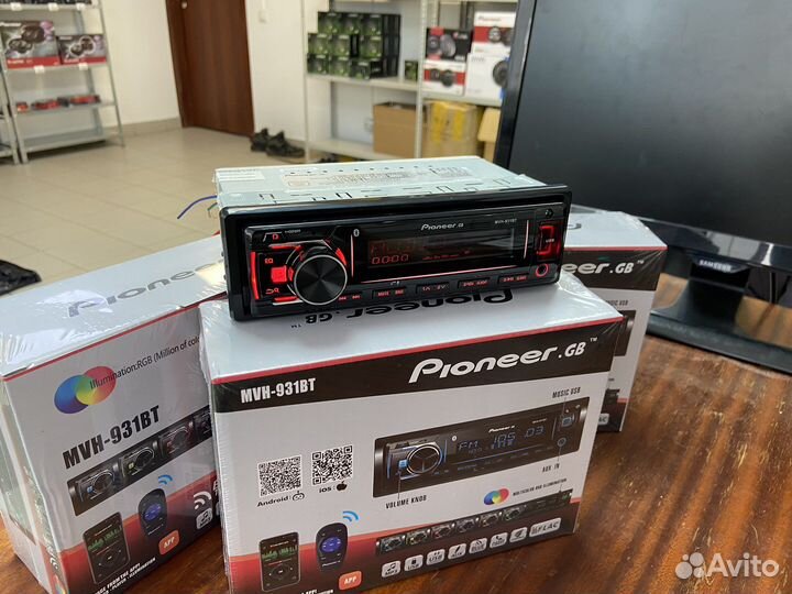 Магнитола pioneer с bluetooth 4X60W