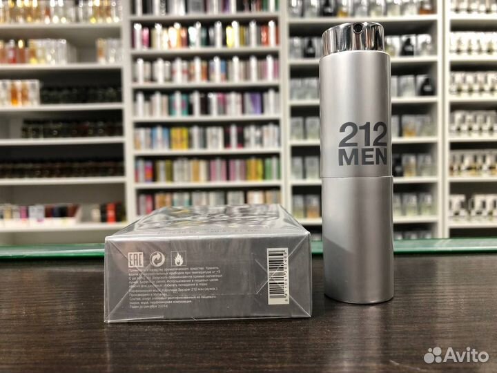 Духи мужские Carolina Herrera 212 Men 3х20 мл