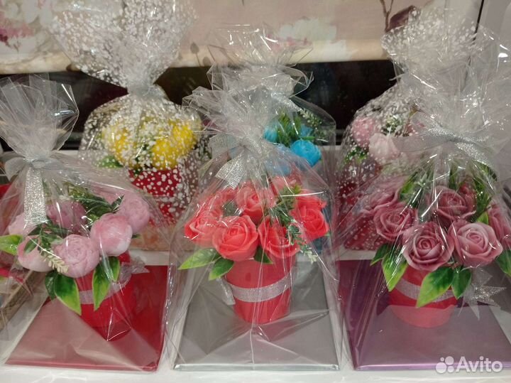 Мыльные букеты