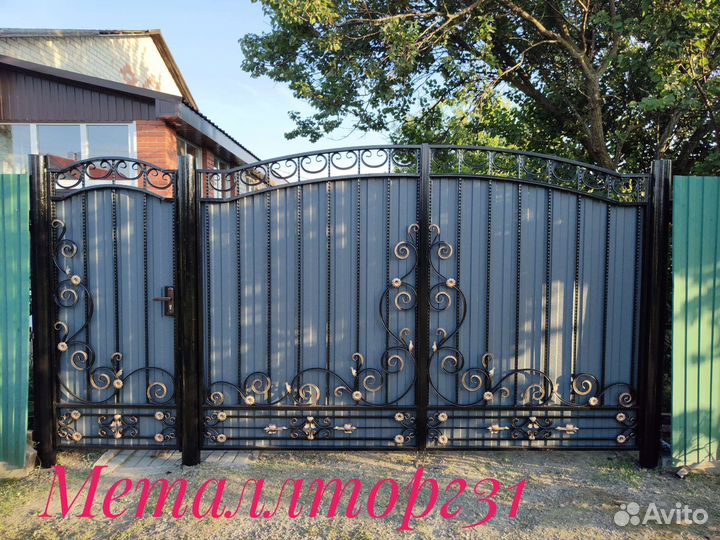Кованые ворота и калитки