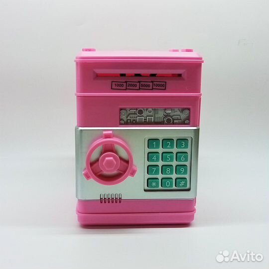 Сейф копилка детская с кодовым замком