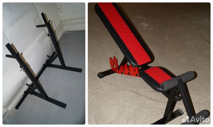 Скамья Для Жима Орион + Стойки для штанги вар54