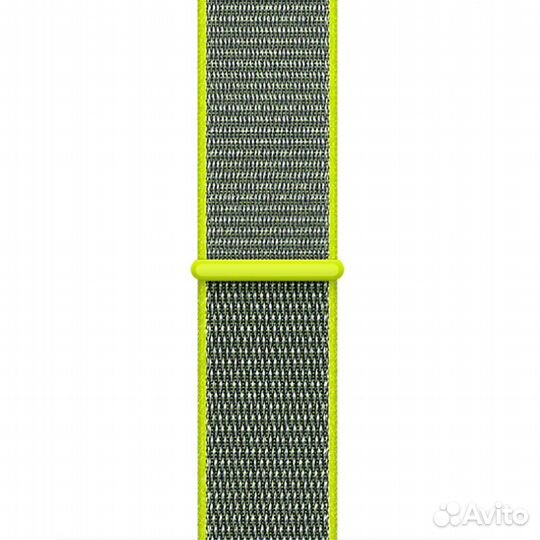 Браслет спортивный Apple Watch 38/40/41 жёлт. неон