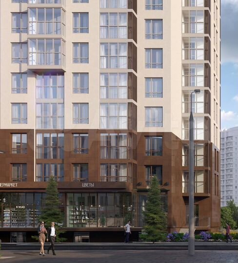 1-к. квартира, 40,1 м², 16/16 эт.