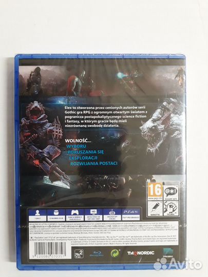 PS4 диск Elex,абсолютно новый,запечатан,рус.субтит