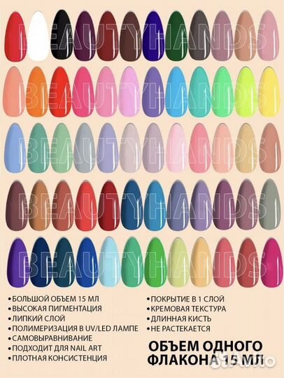 Набор гель лаков для ногтей