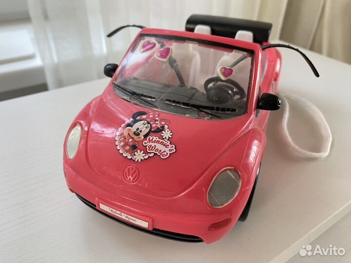 Автомобиль Минни маус Барби кукольная машина