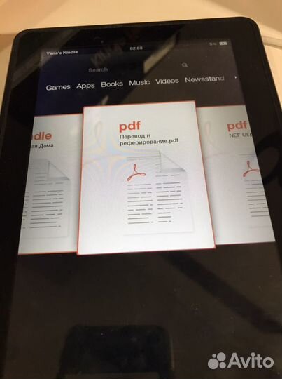 Электронная книга Amazon Kindle Fire