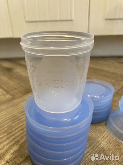 Баночки для хранения молока Avent