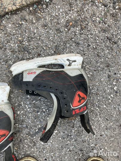 Коньки хоккейные 41-42 efsi