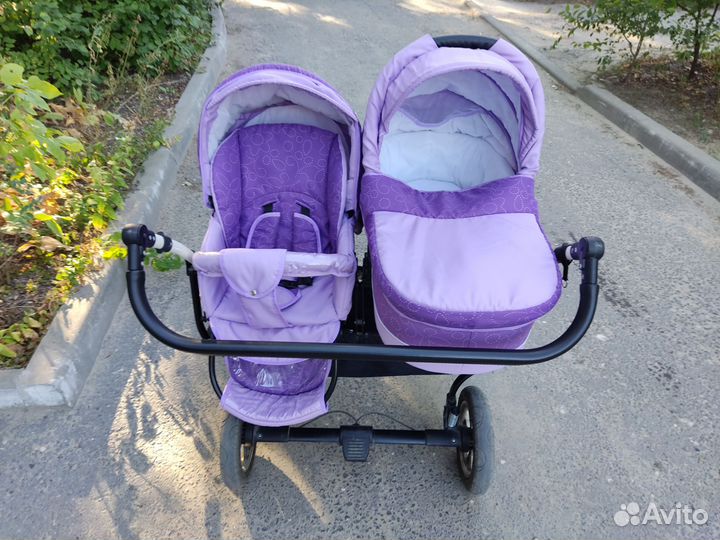 Коляска для двойни 2 в 1