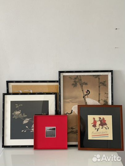 Рамка с журавлем