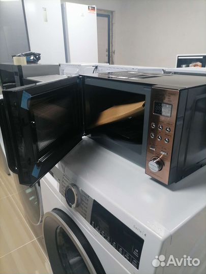 Новая микроволновая печь золотистая Centek супер