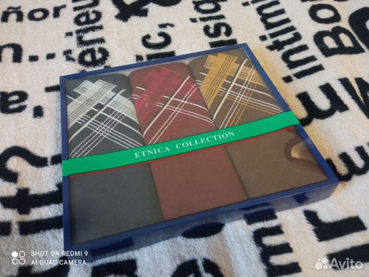 Набор мужских носовых платков подарочный