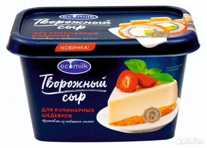 Сыр творожный Экомилк 400г