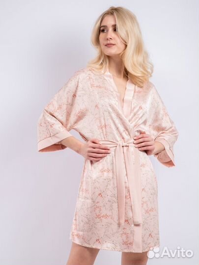 Халат женский бежевый
