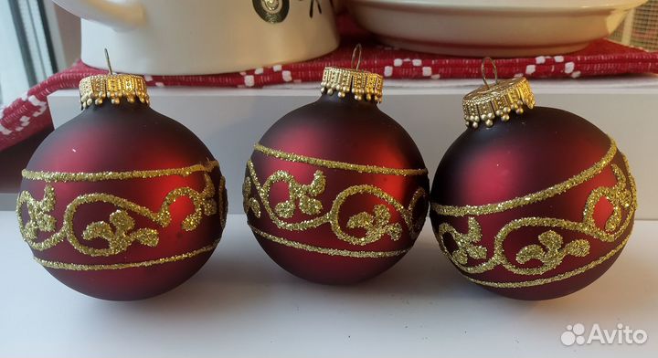 Ёлочные шары стекло