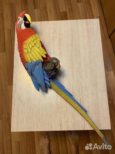 Фигура Попугай настенная