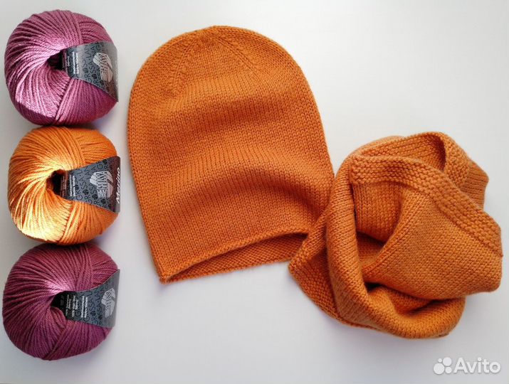 Шапка+снуд