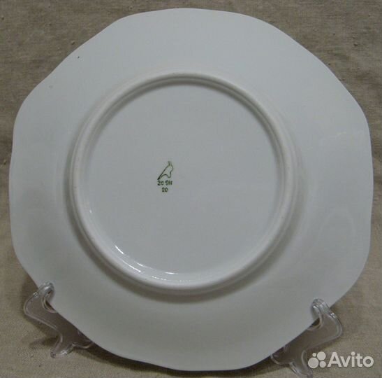 Блюдо Дулёво 28 см Незабудки (387)