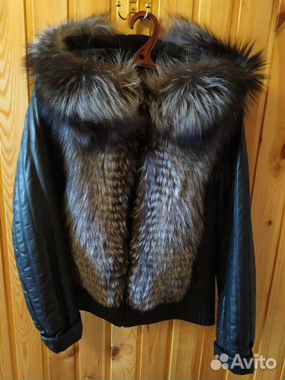 Продам куртку кожанную 48-50р