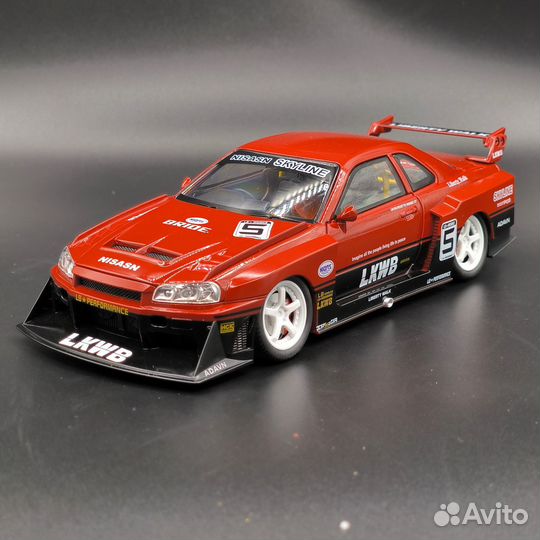 Металлическая копия Nissan Skyline R34 GT-R 1/24