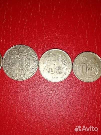 Монеты турецкие лиры