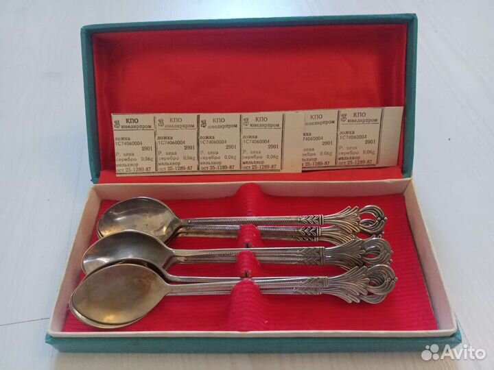 Мельхиоровые ложки СССР