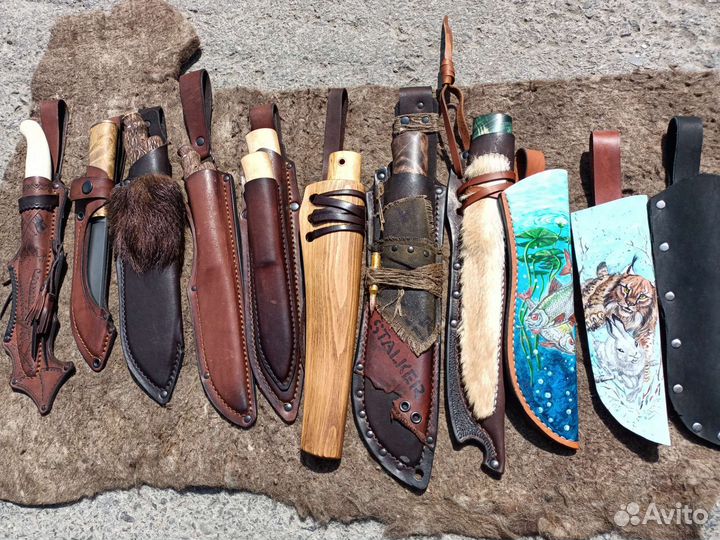 Ножны кожаные