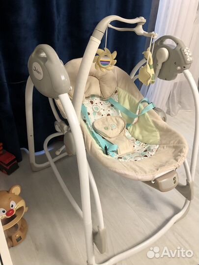 Электрокачели шезлонг Jetem Flappy с вибрацией