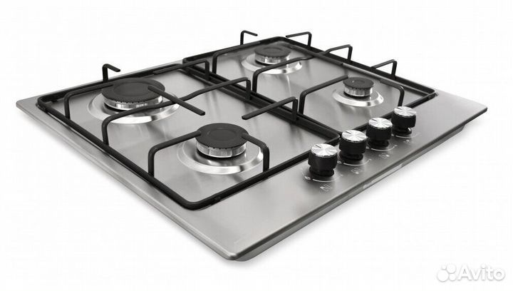Газовая варочная панель 4 конфорки. Вытяжка