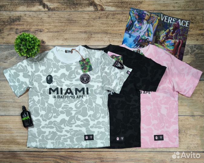 Футболка bape x inter miami