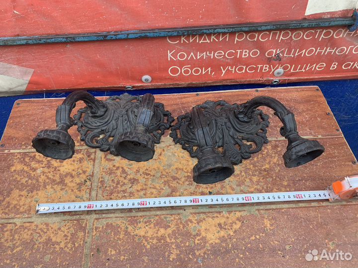 Подсвечник каслинское литьё 2 штуки