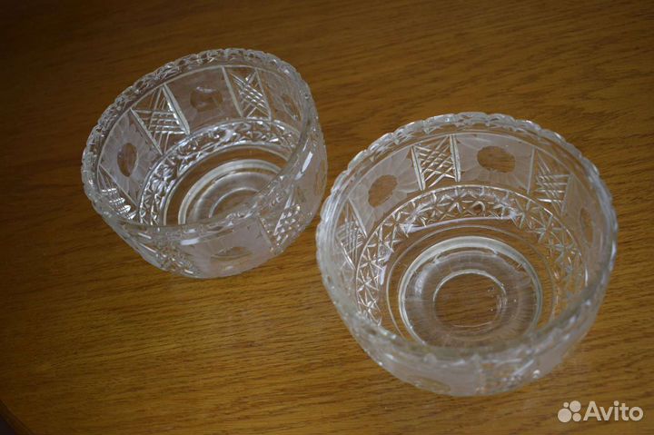 Хрустальные салатники СССР