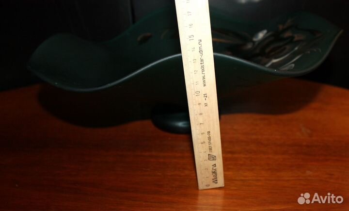 Ваза фруктовница.Матовое стекло