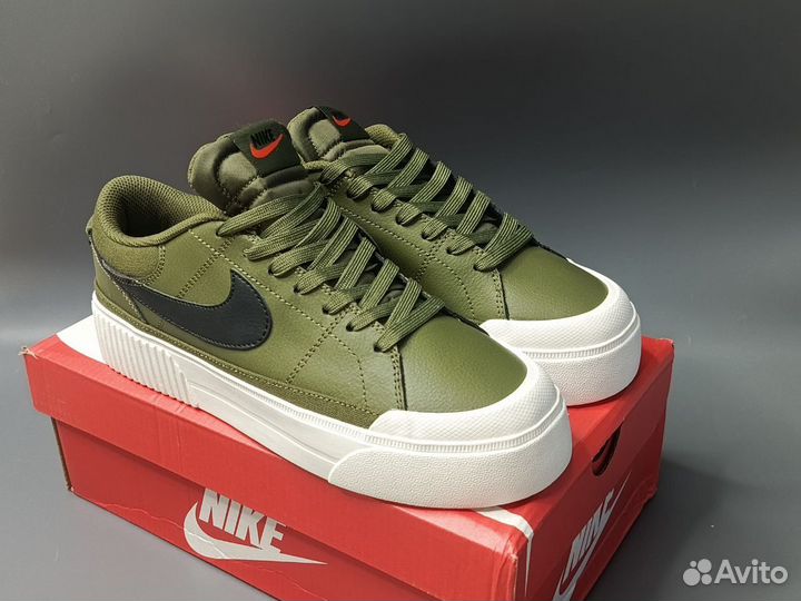 Кроссовки Nike court legacy lift (green)