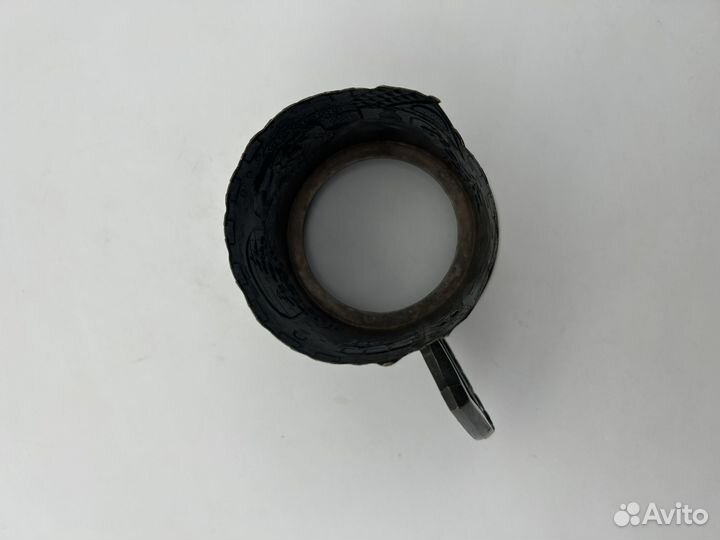 Подстаканник «Богатырь» латунь, серебрение