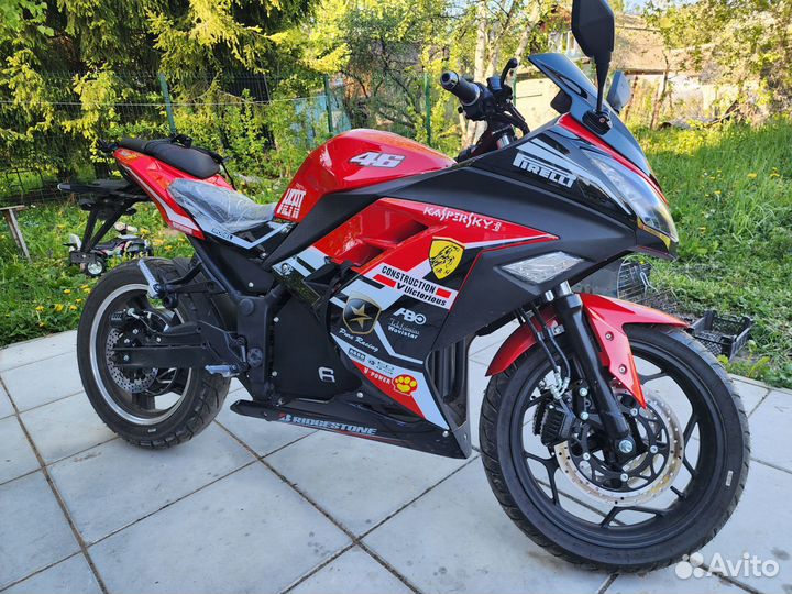 Электромотоцикл kawasaki ninja 400