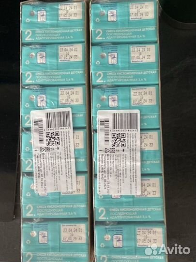 Кисломолочная смесь агуша 2