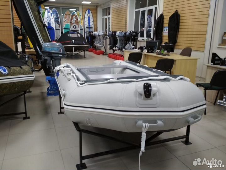 Лодка пвх Stormline Adventure Standard 380 серая
