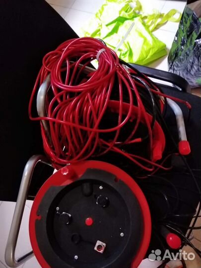 Кабель слаботочный +катушки с разъёмами 2 шт