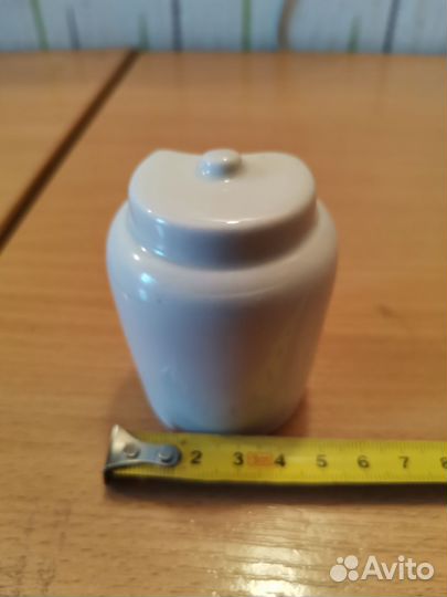 Горчичница фарфор СССР
