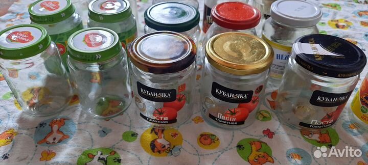 Банки стекло 0,5 с крышками